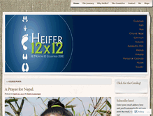 Tablet Screenshot of heifer12x12.com